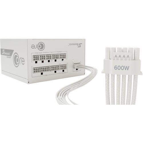 Купить Блок питания Seasonic Core GX 850W ATX 3.1 (CORE GX-850-ATX31 WHITE) White с проверкой совместимости: обзор, характеристики, цена в Киеве, Днепре, Одессе, Харькове, Украине | интернет-магазин TELEMART.UA фото