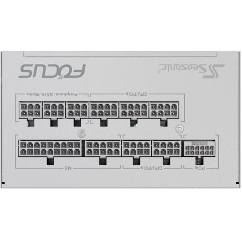 Блок живлення Seasonic Focus GX-850W ATX 3.1 (FOCUS-GX-850-ATX31-WHITE) White купити з перевіркою сумісності: огляд, характеристики, ціна у Києві, Львові, Вінниці, Хмельницькому, Івано-Франківську, Україні | інтернет-магазин TELEMART.UA фото