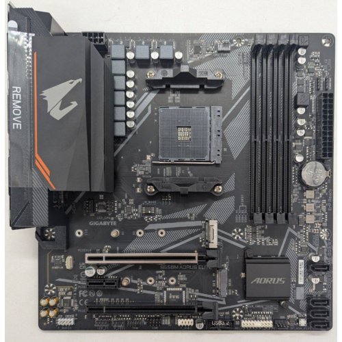 Купить Материнская плата Gigabyte B550M AORUS ELITE (sAM4, AMD B550) (Восстановлено продавцом, 764300) с проверкой совместимости: обзор, характеристики, цена в Киеве, Днепре, Одессе, Харькове, Украине | интернет-магазин TELEMART.UA фото