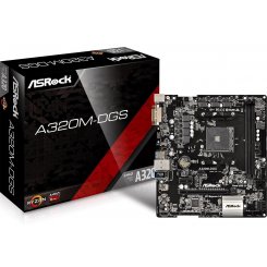 Материнская плата AsRock A320M-DGS (sAM4, AMD A320) (Восстановлено продавцом, 764317)