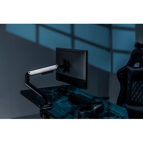 Купити Кронштейн для монітора HEXO Gaming RGB (HXG-702R) Black/White - ціна в Києві, Львові, Вінниці, Хмельницькому, Франківську, Україні | інтернет-магазин TELEMART.UA фото