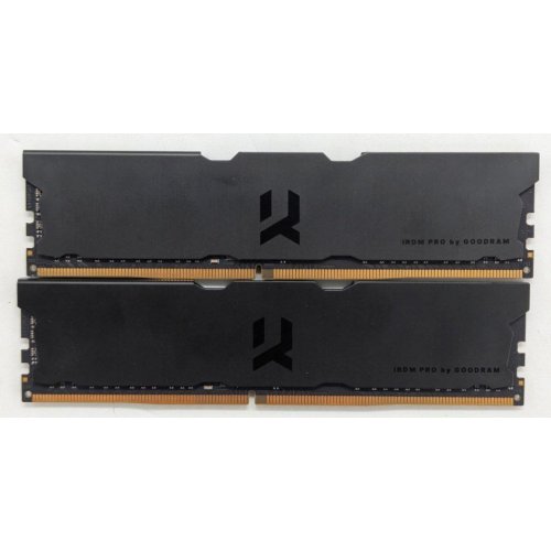 Озп GoodRAM DDR4 16GB (2x8GB) 3600Mhz IRDM Pro Deep Black (IRPK3600D4V64L18S/16GDC) (Відновлено продавцем, 764348) купити з перевіркою сумісності: огляд, характеристики, ціна у Києві, Львові, Вінниці, Хмельницькому, Івано-Франківську, Україні | інтернет-магазин TELEMART.UA фото