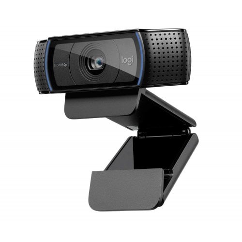 Купити Веб-камера Logitech HD Pro Webcam C920 (960-001055) Black - ціна в Києві, Львові, Вінниці, Хмельницькому, Франківську, Україні | інтернет-магазин TELEMART.UA фото