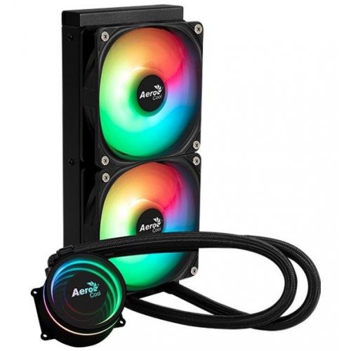 Готова СЖО AeroCool Oasis L240 (ACLA-OA24117.11) Black купити з перевіркою сумісності: огляд, характеристики, ціна у Києві, Львові, Вінниці, Хмельницькому, Івано-Франківську, Україні | інтернет-магазин TELEMART.UA фото