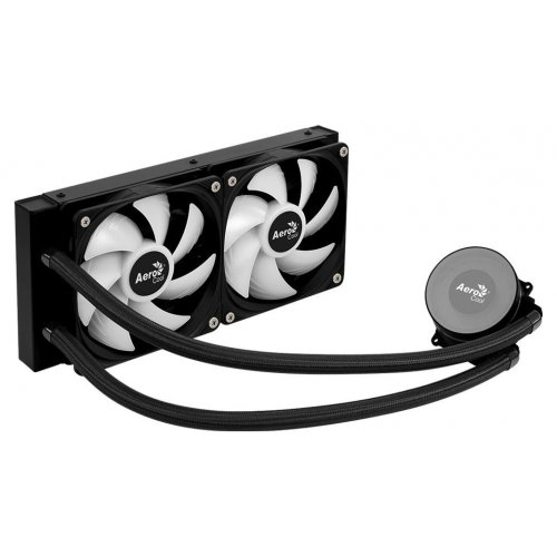 Готова СЖО AeroCool Oasis L240 (ACLA-OA24117.11) Black купити з перевіркою сумісності: огляд, характеристики, ціна у Києві, Львові, Вінниці, Хмельницькому, Івано-Франківську, Україні | інтернет-магазин TELEMART.UA фото