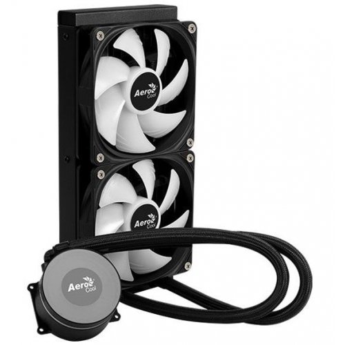 Готова СЖО AeroCool Oasis L240 (ACLA-OA24117.11) Black купити з перевіркою сумісності: огляд, характеристики, ціна у Києві, Львові, Вінниці, Хмельницькому, Івано-Франківську, Україні | інтернет-магазин TELEMART.UA фото
