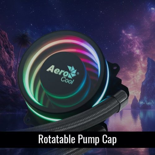 Готова СЖО AeroCool Oasis L240 (ACLA-OA24117.11) Black купити з перевіркою сумісності: огляд, характеристики, ціна у Києві, Львові, Вінниці, Хмельницькому, Івано-Франківську, Україні | інтернет-магазин TELEMART.UA фото