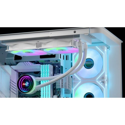 Готова СЖО AeroCool Oasis L240 (ACLA-OA24117.11) Black купити з перевіркою сумісності: огляд, характеристики, ціна у Києві, Львові, Вінниці, Хмельницькому, Івано-Франківську, Україні | інтернет-магазин TELEMART.UA фото