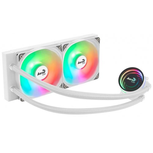 Купить Готовая СВО AeroCool Oasis L240 (ACLA-OA24117.21) White с проверкой совместимости: обзор, характеристики, цена в Киеве, Днепре, Одессе, Харькове, Украине | интернет-магазин TELEMART.UA фото