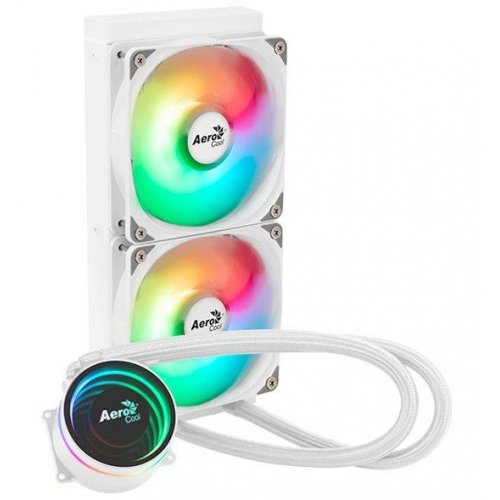 Купить Готовая СВО AeroCool Oasis L240 (ACLA-OA24117.21) White с проверкой совместимости: обзор, характеристики, цена в Киеве, Днепре, Одессе, Харькове, Украине | интернет-магазин TELEMART.UA фото
