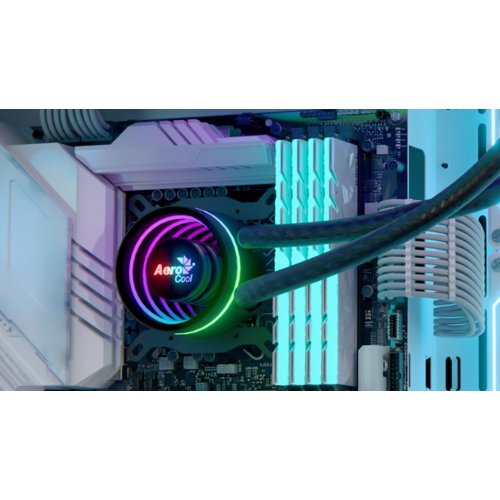 Купить Готовая СВО AeroCool Oasis L240 (ACLA-OA24117.21) White с проверкой совместимости: обзор, характеристики, цена в Киеве, Днепре, Одессе, Харькове, Украине | интернет-магазин TELEMART.UA фото