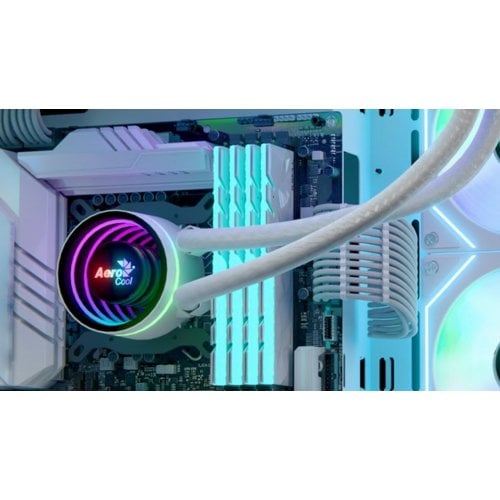 Купить Готовая СВО AeroCool Oasis L240 (ACLA-OA24117.21) White с проверкой совместимости: обзор, характеристики, цена в Киеве, Днепре, Одессе, Харькове, Украине | интернет-магазин TELEMART.UA фото