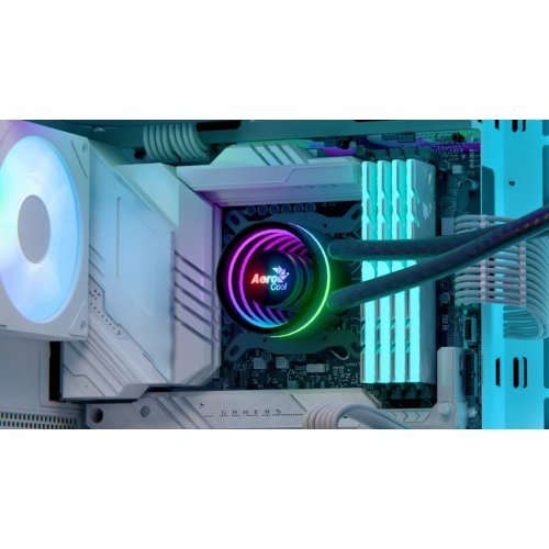 Готова СЖО AeroCool Oasis L360 (ACLA-OA36117.21) White купити з перевіркою сумісності: огляд, характеристики, ціна у Києві, Львові, Вінниці, Хмельницькому, Івано-Франківську, Україні | інтернет-магазин TELEMART.UA фото
