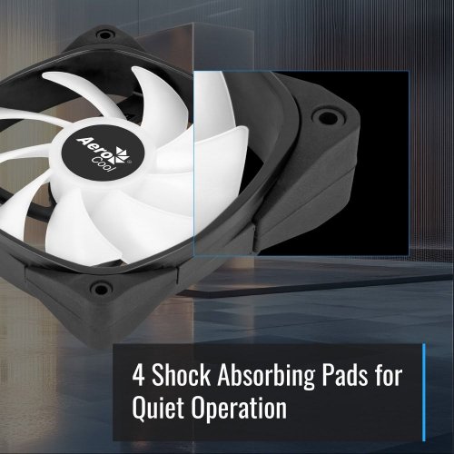 Купить Кулер для корпуса Aerocool Frame X 12 PWM ARGB (ACF3-FM11217.21) White с проверкой совместимости: обзор, характеристики, цена в Киеве, Днепре, Одессе, Харькове, Украине | интернет-магазин TELEMART.UA фото