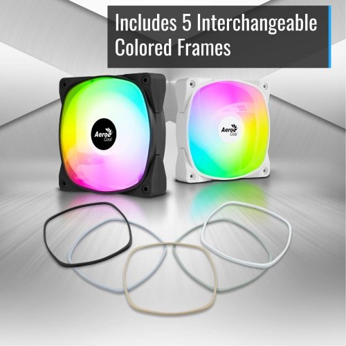 Купить Кулер для корпуса Aerocool Frame X 12 PWM ARGB (ACF3-FM11217.21) White с проверкой совместимости: обзор, характеристики, цена в Киеве, Днепре, Одессе, Харькове, Украине | интернет-магазин TELEMART.UA фото