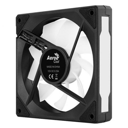 Купить Кулер для корпуса Aerocool Phantom M-3 12 PWM ARGB (ACF3-MR11217.11) Black с проверкой совместимости: обзор, характеристики, цена в Киеве, Днепре, Одессе, Харькове, Украине | интернет-магазин TELEMART.UA фото