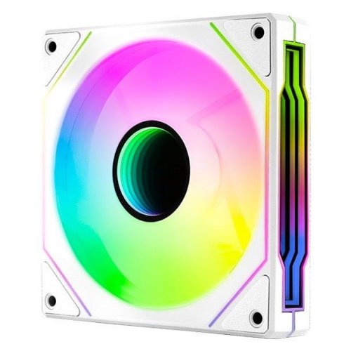 Кулер для корпуса Aerocool Phantom M-3 12 PWM ARGB (ACF3-MR11217.21) White купити з перевіркою сумісності: огляд, характеристики, ціна у Києві, Львові, Вінниці, Хмельницькому, Івано-Франківську, Україні | інтернет-магазин TELEMART.UA фото