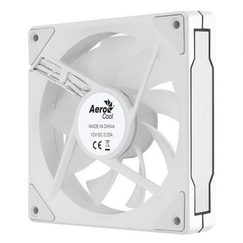 Кулер для корпуса Aerocool Phantom M-3 12 PWM ARGB (ACF3-MR11217.21) White купити з перевіркою сумісності: огляд, характеристики, ціна у Києві, Львові, Вінниці, Хмельницькому, Івано-Франківську, Україні | інтернет-магазин TELEMART.UA фото