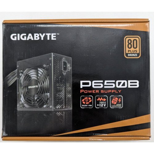 Купить Блок питания Gigabyte P650B 650W + Cable Euro (GP-P650B-UK) (Восстановлено продавцом, 764661) с проверкой совместимости: обзор, характеристики, цена в Киеве, Днепре, Одессе, Харькове, Украине | интернет-магазин TELEMART.UA фото