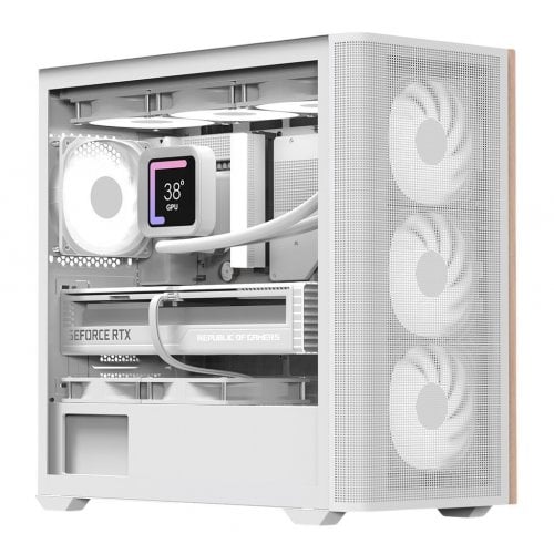 Корпус Aerocool D301A-G-V2 без БЖ (ACCS-DS03043.21) White купити з перевіркою сумісності: огляд, характеристики, ціна у Києві, Львові, Вінниці, Хмельницькому, Івано-Франківську, Україні | інтернет-магазин TELEMART.UA фото