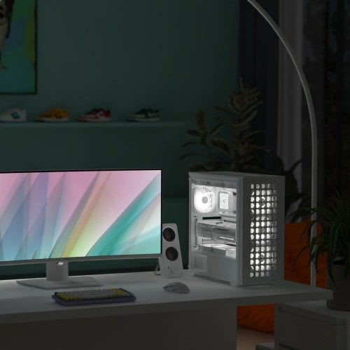 Корпус Aerocool D301A-G-V2 без БЖ (ACCS-DS03043.21) White купити з перевіркою сумісності: огляд, характеристики, ціна у Києві, Львові, Вінниці, Хмельницькому, Івано-Франківську, Україні | інтернет-магазин TELEMART.UA фото