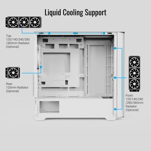 Купить Корпус Aerocool D302A-G-V1 без БП (ACCS-DS04043.21) White с проверкой совместимости: обзор, характеристики, цена в Киеве, Днепре, Одессе, Харькове, Украине | интернет-магазин TELEMART.UA фото