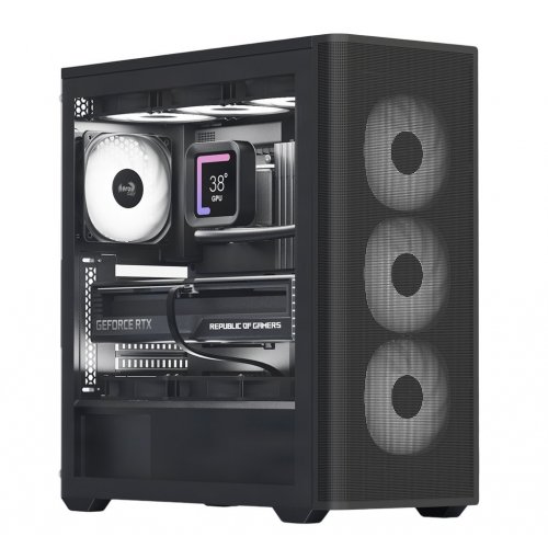 Купить Корпус Aerocool D501A-G-V2 без БП (ACCM-DS01043.11) Black с проверкой совместимости: обзор, характеристики, цена в Киеве, Днепре, Одессе, Харькове, Украине | интернет-магазин TELEMART.UA фото