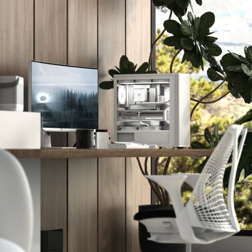 Корпус Aerocool D501A-G-V2 без БЖ (ACCM-DS01043.21) White купити з перевіркою сумісності: огляд, характеристики, ціна у Києві, Львові, Вінниці, Хмельницькому, Івано-Франківську, Україні | інтернет-магазин TELEMART.UA фото