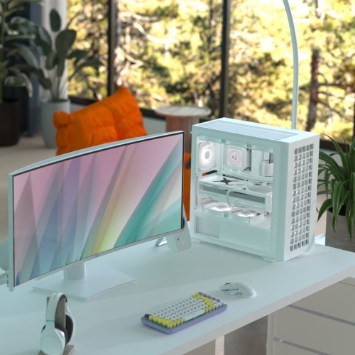 Купить Корпус Aerocool D502A-G-V1 без БП (ACCM-DS02043.21) White с проверкой совместимости: обзор, характеристики, цена в Киеве, Днепре, Одессе, Харькове, Украине | интернет-магазин TELEMART.UA фото