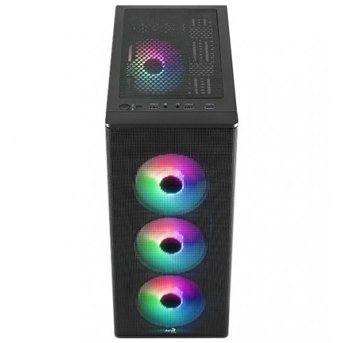 Купить Корпус Aerocool Designer-G-V2 Tempered Glass без БП (ACCM-ES05143.11) Black с проверкой совместимости: обзор, характеристики, цена в Киеве, Днепре, Одессе, Харькове, Украине | интернет-магазин TELEMART.UA фото