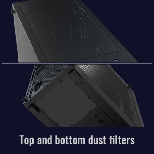 Купить Корпус Aerocool Designer-G-V2 Tempered Glass без БП (ACCM-ES05143.11) Black с проверкой совместимости: обзор, характеристики, цена в Киеве, Днепре, Одессе, Харькове, Украине | интернет-магазин TELEMART.UA фото