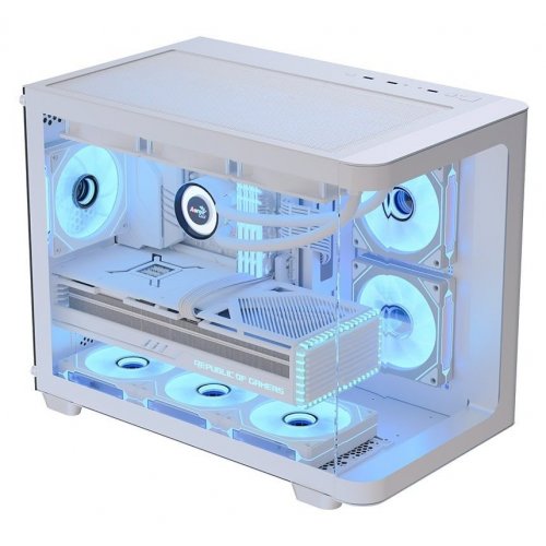 Купить Корпус Aerocool P300C-G-V1 Tempered Glass без БП (ACCS-PN02033.21) White с проверкой совместимости: обзор, характеристики, цена в Киеве, Днепре, Одессе, Харькове, Украине | интернет-магазин TELEMART.UA фото
