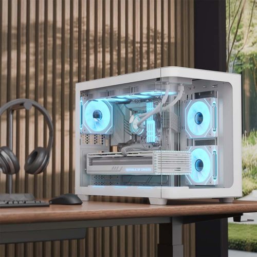 Купить Корпус Aerocool P300C-G-V1 Tempered Glass без БП (ACCS-PN02033.21) White с проверкой совместимости: обзор, характеристики, цена в Киеве, Днепре, Одессе, Харькове, Украине | интернет-магазин TELEMART.UA фото