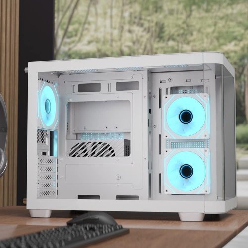 Купить Корпус Aerocool P300C-G-V1 Tempered Glass без БП (ACCS-PN02033.21) White с проверкой совместимости: обзор, характеристики, цена в Киеве, Днепре, Одессе, Харькове, Украине | интернет-магазин TELEMART.UA фото