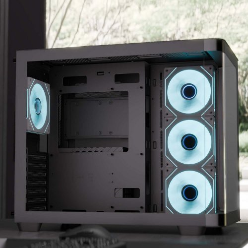 Корпус Aerocool P500C-G-V1 Tempered Glass без БЖ (ACCM-PN01043.11) Black купити з перевіркою сумісності: огляд, характеристики, ціна у Києві, Львові, Вінниці, Хмельницькому, Івано-Франківську, Україні | інтернет-магазин TELEMART.UA фото