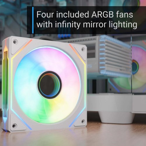 Купить Корпус Aerocool P500C-G-V1 Tempered Glass без БП (ACCM-PN01043.21) White с проверкой совместимости: обзор, характеристики, цена в Киеве, Днепре, Одессе, Харькове, Украине | интернет-магазин TELEMART.UA фото
