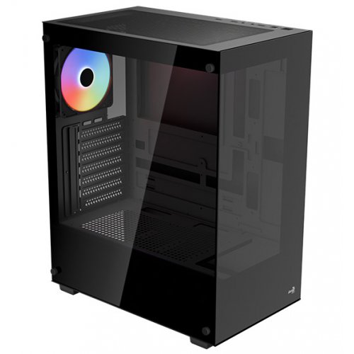 Купить Корпус Aerocool Pivot-G-V1 Tempered Glass без БП (ACCM-ES08013.11) Black с проверкой совместимости: обзор, характеристики, цена в Киеве, Днепре, Одессе, Харькове, Украине | интернет-магазин TELEMART.UA фото