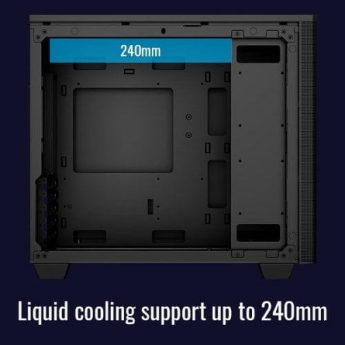 Купить Корпус Aerocool Stormfront Mini-G-V1 без БП (ACCM-ES10003.11) Black с проверкой совместимости: обзор, характеристики, цена в Киеве, Днепре, Одессе, Харькове, Украине | интернет-магазин TELEMART.UA фото