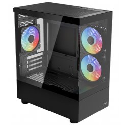 Корпус Aerocool Viewport Mini-G-V2 Tempered Glass без БЖ (ACCM-ES09133.11) Black