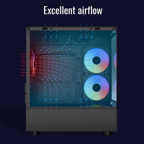 Купить Корпус Aerocool Viewport Mini-G-V2 Tempered Glass без БП (ACCM-ES09133.11) Black с проверкой совместимости: обзор, характеристики, цена в Киеве, Днепре, Одессе, Харькове, Украине | интернет-магазин TELEMART.UA фото