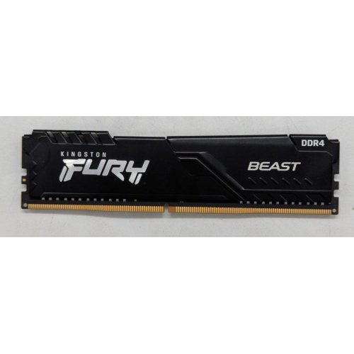 Озп Kingston DDR4 8GB 2666Mhz FURY Beast Black (KF426C16BB/8) (Відновлено продавцем, 764692) купити з перевіркою сумісності: огляд, характеристики, ціна у Києві, Львові, Вінниці, Хмельницькому, Івано-Франківську, Україні | інтернет-магазин TELEMART.UA фото
