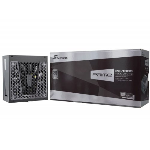 Блок живлення Seasonic PRIME PX-1300W ATX 3.0 (PRIME-PX-1300) купити з перевіркою сумісності: огляд, характеристики, ціна у Києві, Львові, Вінниці, Хмельницькому, Івано-Франківську, Україні | інтернет-магазин TELEMART.UA фото