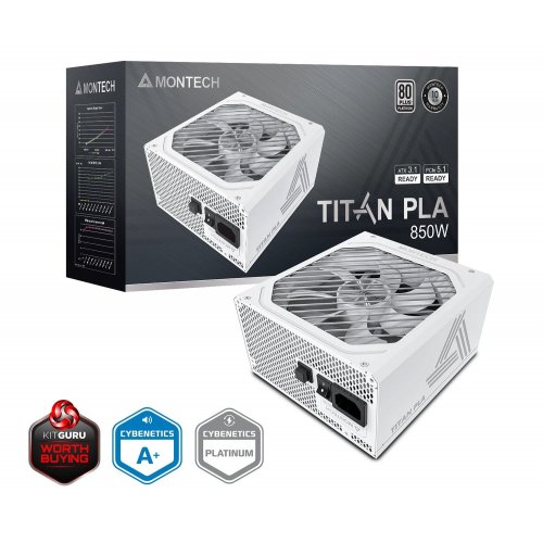 Блок живлення Montech TITAN PLA 850W купити з перевіркою сумісності: огляд, характеристики, ціна у Києві, Львові, Вінниці, Хмельницькому, Івано-Франківську, Україні | інтернет-магазин TELEMART.UA фото