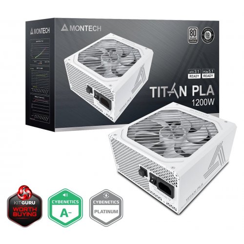 Купить Блок питания Montech TITAN PLA 1200W с проверкой совместимости: обзор, характеристики, цена в Киеве, Днепре, Одессе, Харькове, Украине | интернет-магазин TELEMART.UA фото