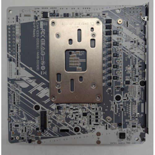 Купить Материнская плата Gigabyte X870I AORUS PRO ICE (sAM5, AMD X870) (Восстановлено продавцом, 764885) с проверкой совместимости: обзор, характеристики, цена в Киеве, Днепре, Одессе, Харькове, Украине | интернет-магазин TELEMART.UA фото