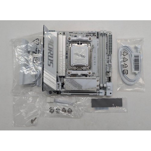 Купить Материнская плата Gigabyte X870I AORUS PRO ICE (sAM5, AMD X870) (Восстановлено продавцом, 764885) с проверкой совместимости: обзор, характеристики, цена в Киеве, Днепре, Одессе, Харькове, Украине | интернет-магазин TELEMART.UA фото