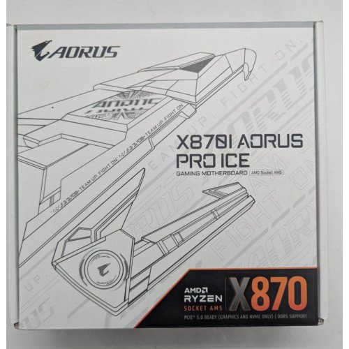Купить Материнская плата Gigabyte X870I AORUS PRO ICE (sAM5, AMD X870) (Восстановлено продавцом, 764885) с проверкой совместимости: обзор, характеристики, цена в Киеве, Днепре, Одессе, Харькове, Украине | интернет-магазин TELEMART.UA фото