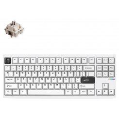 Клавиатура MCHOSE GX87 Ultra RGB Mechanical KTT Vintage White Switch Wireless (MC-GX87-A5-UA) White Electrophoresis