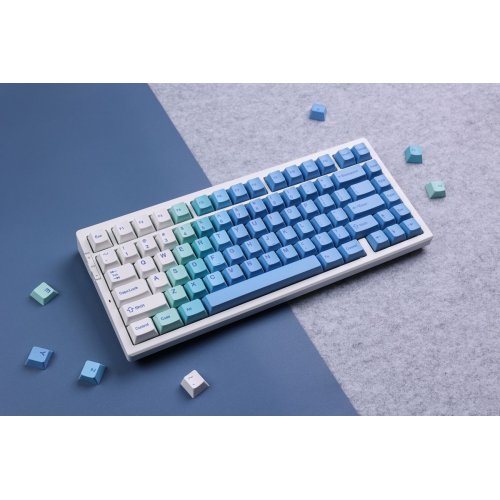 Купить Клавиатура MCHOSE G75 Pro RGB Mechanical Matcha Latte Switch V2 Wireless (MC-G75-12A-UA) Arctic Snow - цена в Харькове, Киеве, Днепре, Одессе
в интернет-магазине Telemart фото