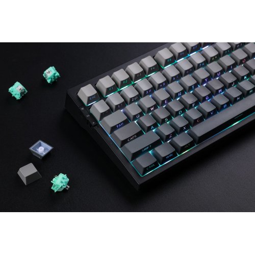 Купить Клавиатура MCHOSE G75 Pro RGB Mechanical Matcha Latte Switch V2 Wireless (MC-G75-13A) Black - цена в Харькове, Киеве, Днепре, Одессе
в интернет-магазине Telemart фото